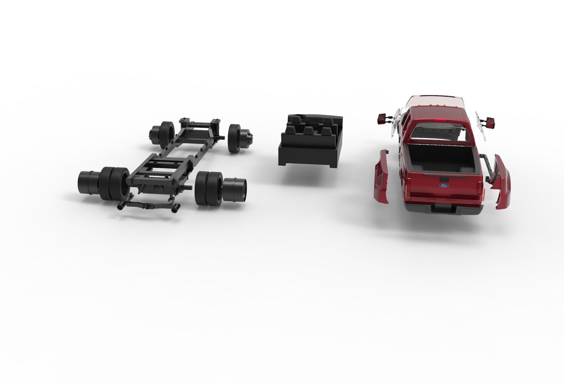 F-350 Dually Super Duty 2011-2015 3D print model_19