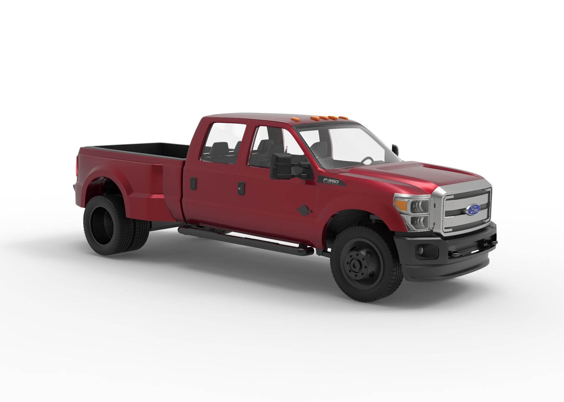 F-350 Dually Super Duty 2011-2015 3D print model_8