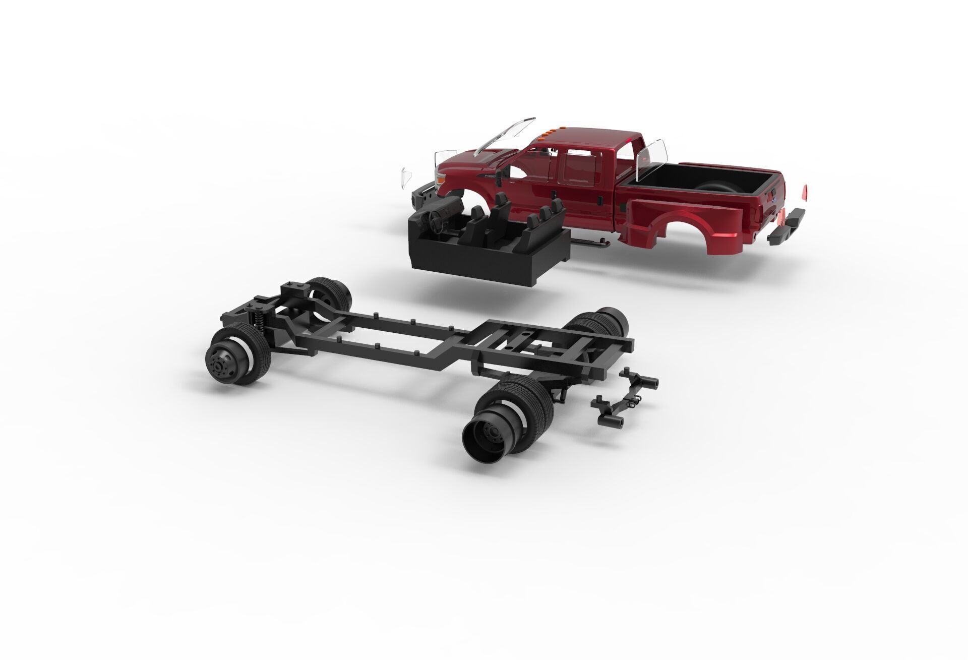 F-350 Dually Super Duty 2011-2015 3D print model_18