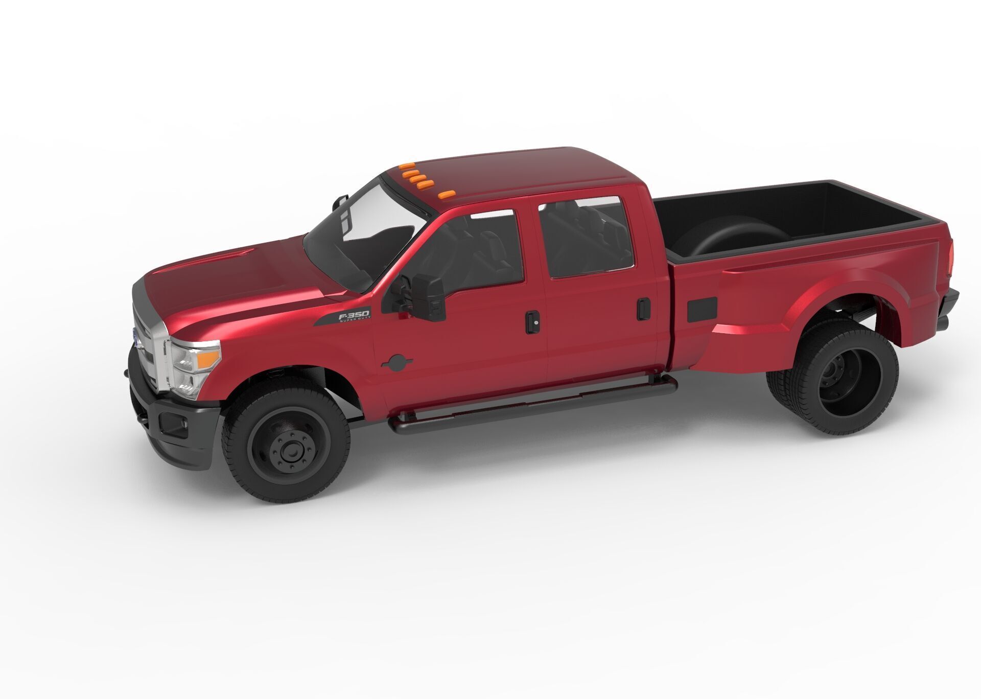 F-350 Dually Super Duty 2011-2015 3D print model_4