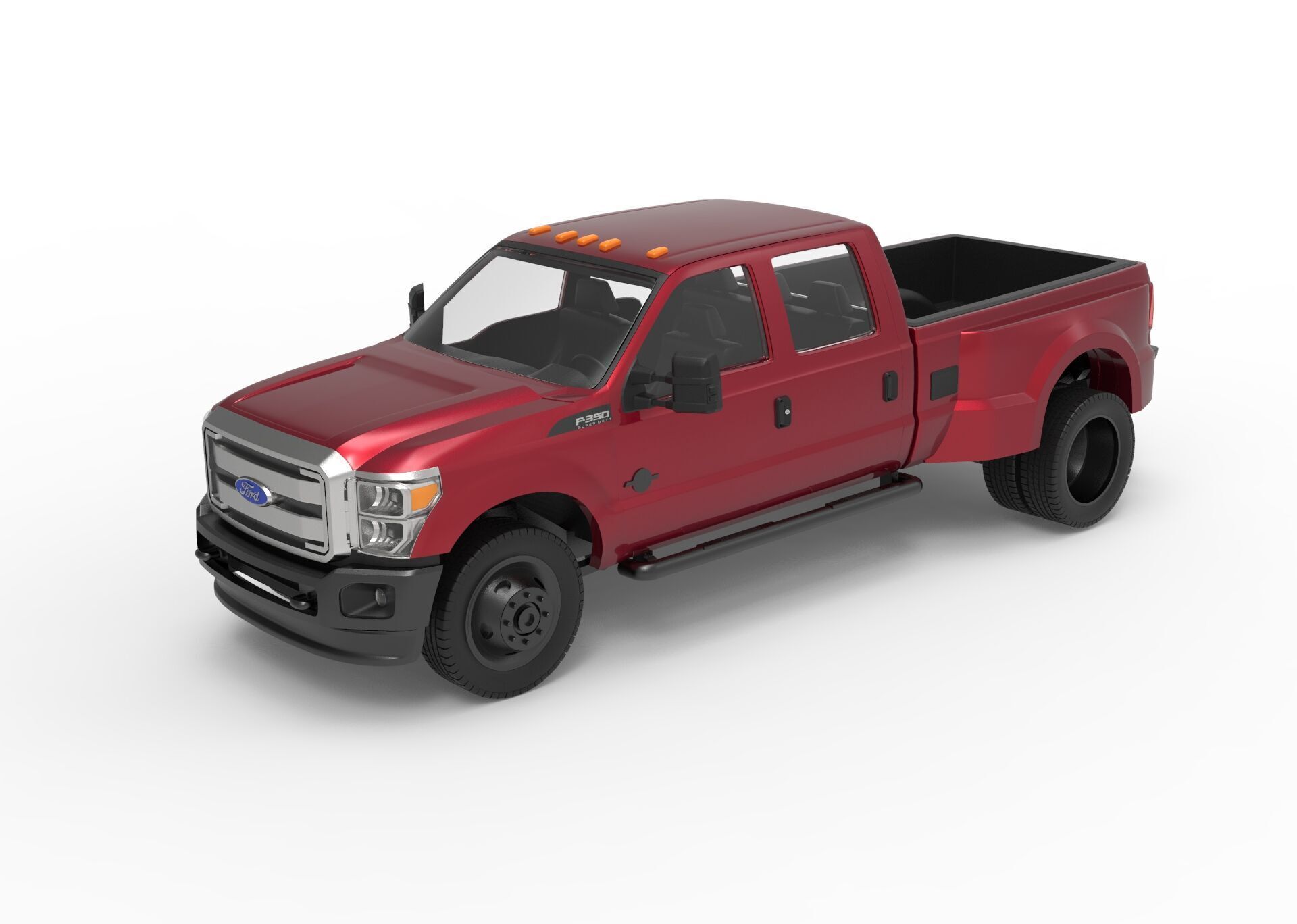 F-350 Dually Super Duty 2011-2015 3D print model_3