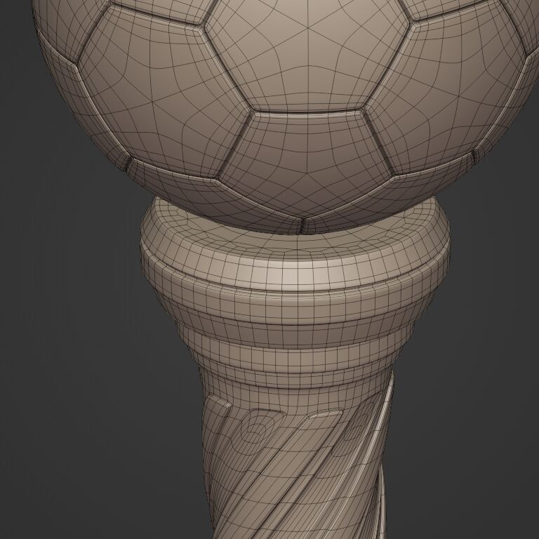 Soccer - Football Trophy -- Original Design 3D print model_20