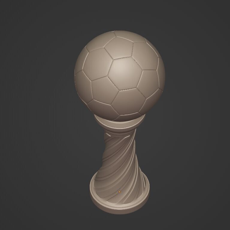 Soccer - Football Trophy -- Original Design 3D print model_7