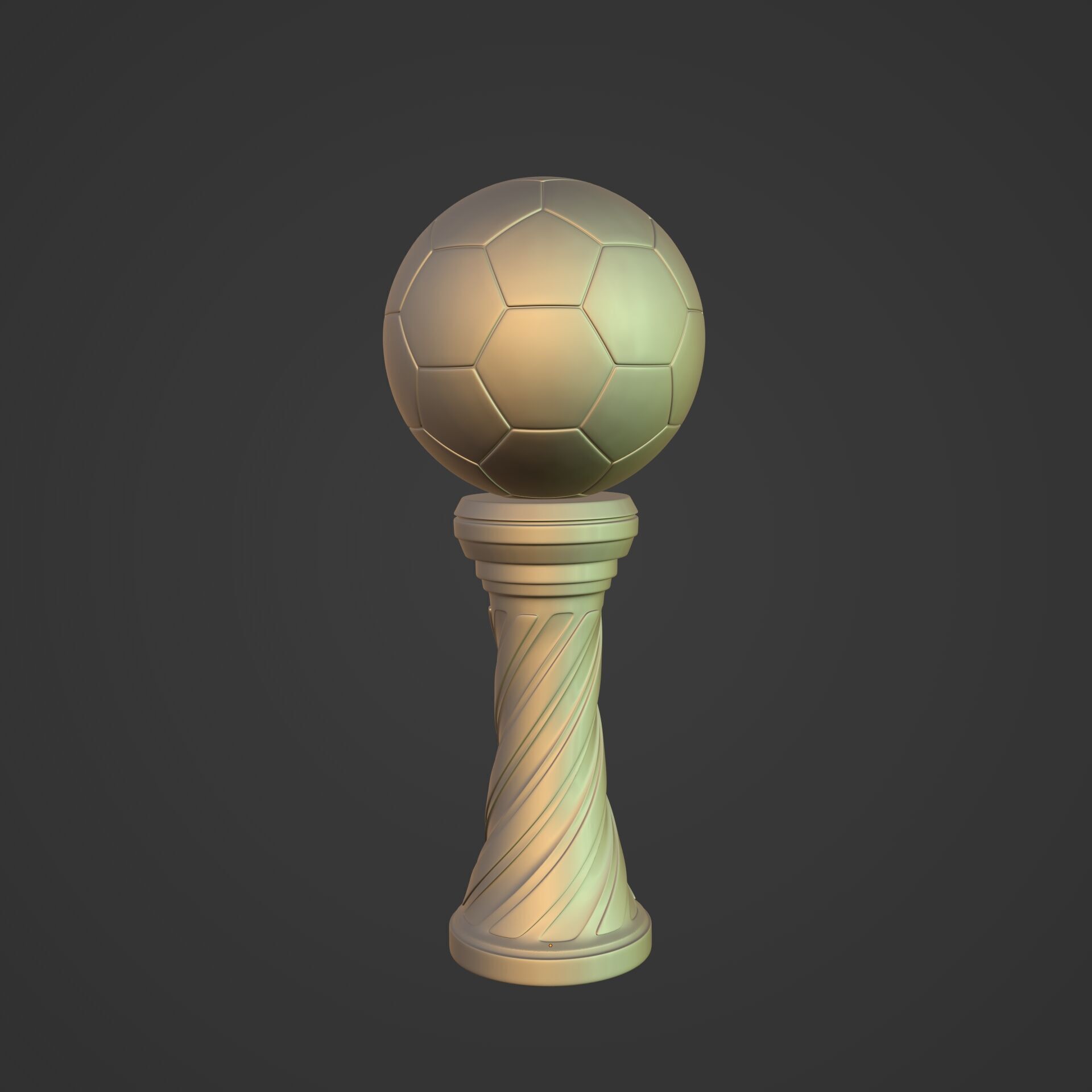 Soccer - Football Trophy -- Original Design 3D print model_2