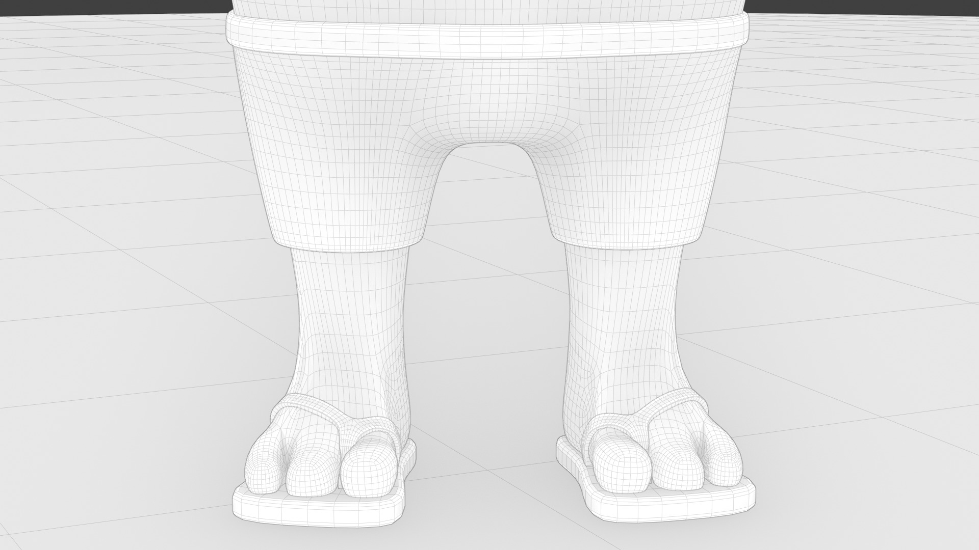 Cute Cactus Low-poly 3D model_5