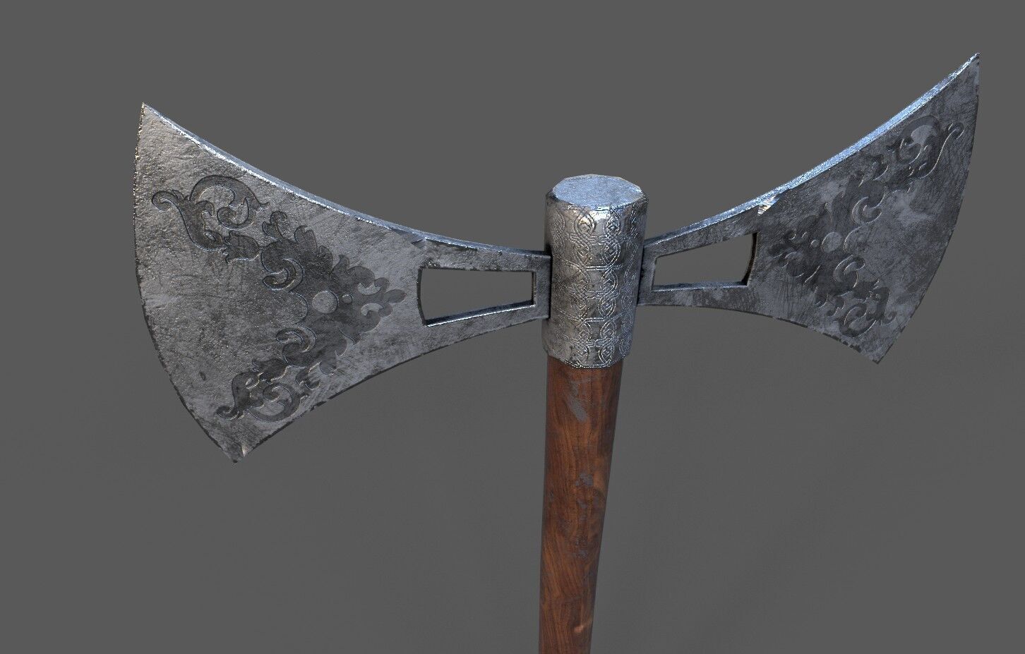 Rigged Fantasy Medieval Apes World Character Low-poly 3D model_8