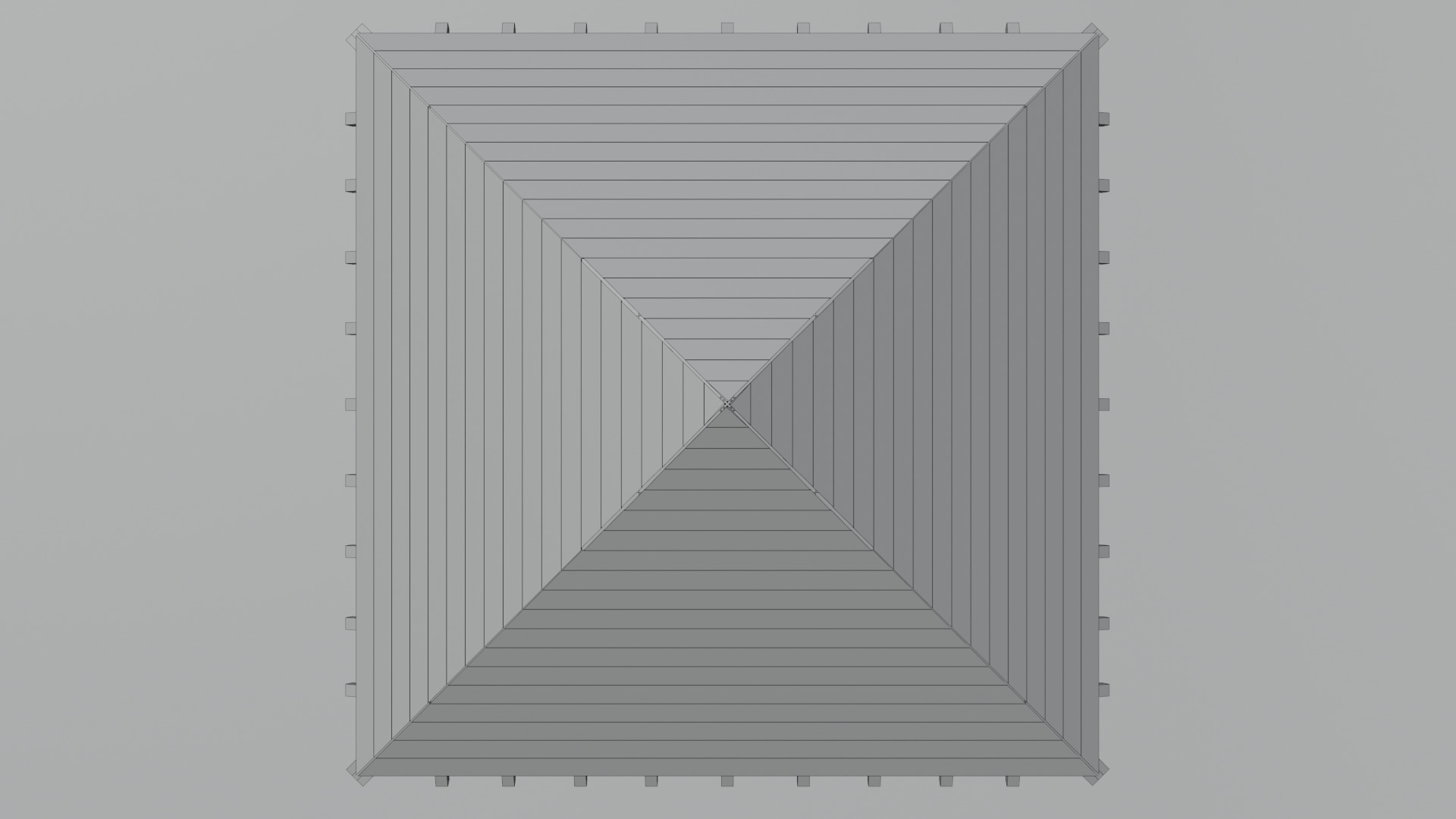 Old Wooden Picnic Shelter PBR LowPoly GameReady Model Low-poly 3D model_13