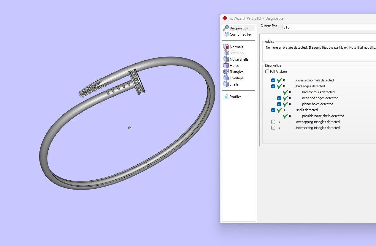 Peg design bangles 3D print model_4