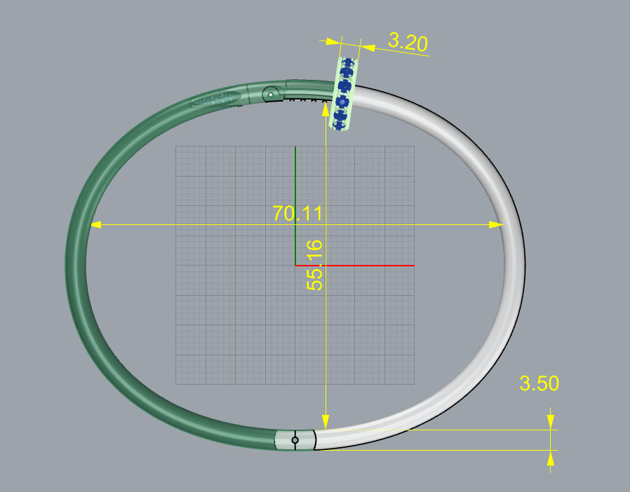 Bracelet Juste un Clou de Cartier New Lock  3D print model_3