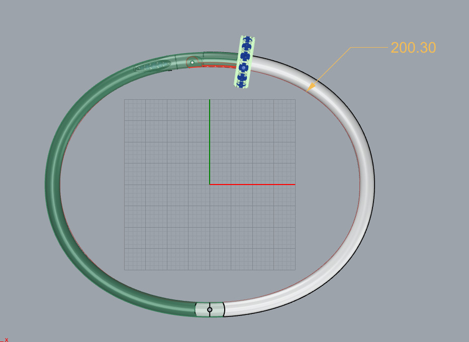 Bracelet Juste un Clou de Cartier New Lock  3D print model_2