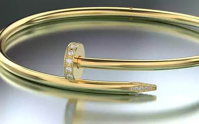 Bracelet Juste un Clou de Cartier New Lock  3D print model