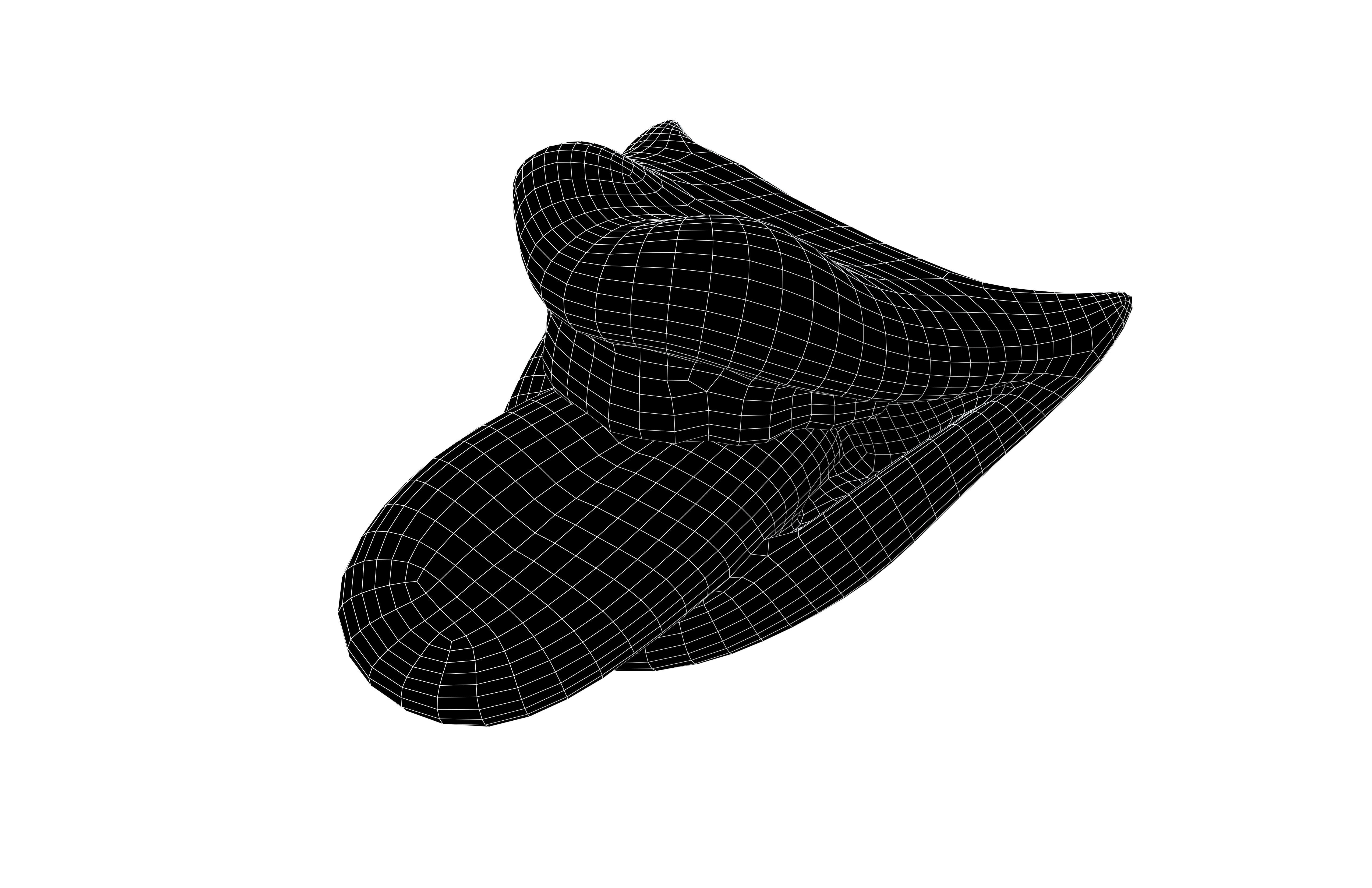 Cartoon Mouth v1 001 Low-poly 3D model_6