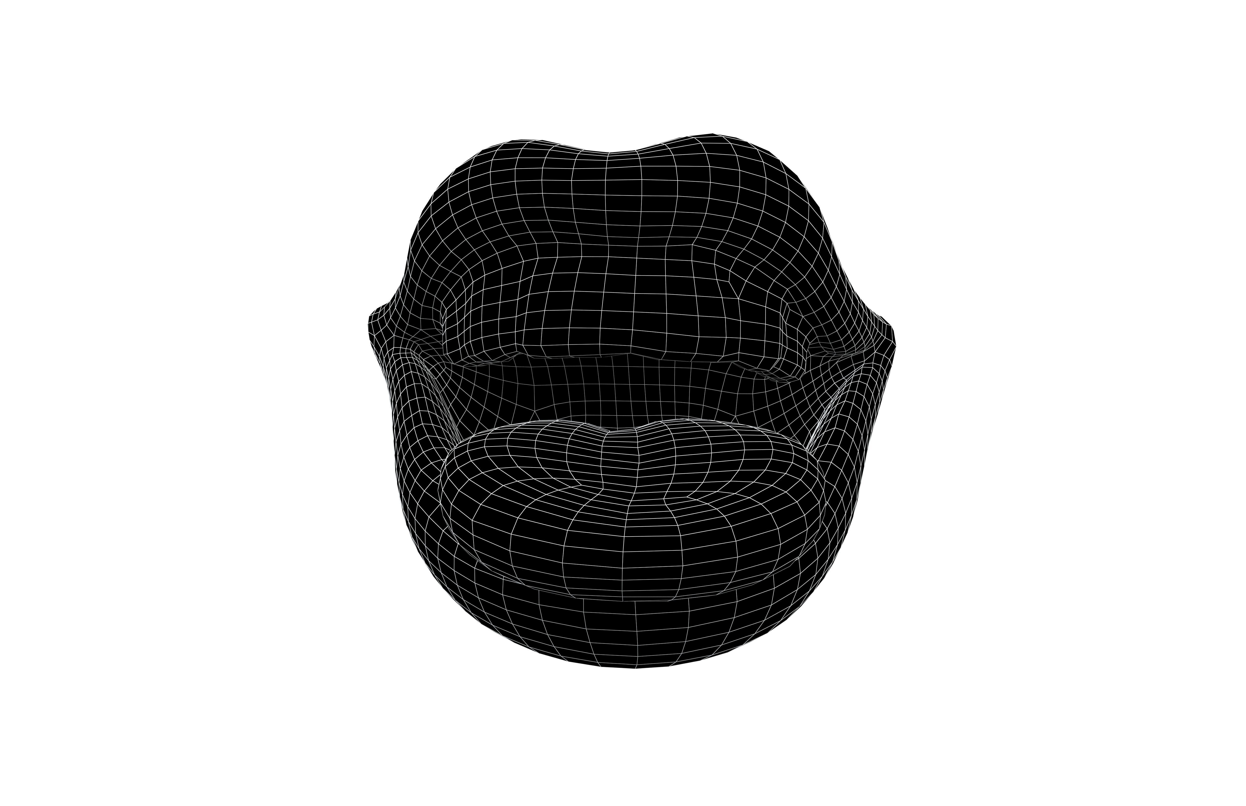 Cartoon Mouth v1 001 Low-poly 3D model_5