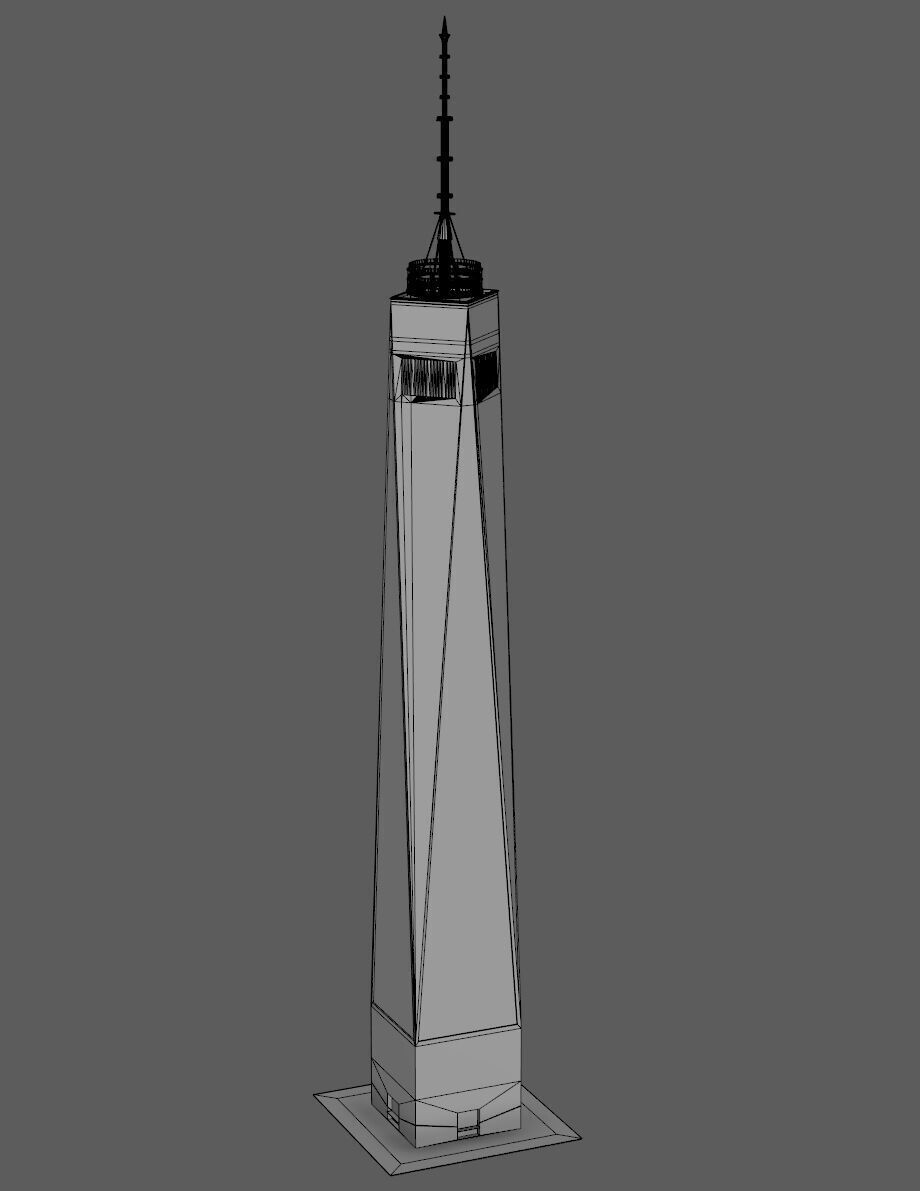 Freedom Tower 3D model_11