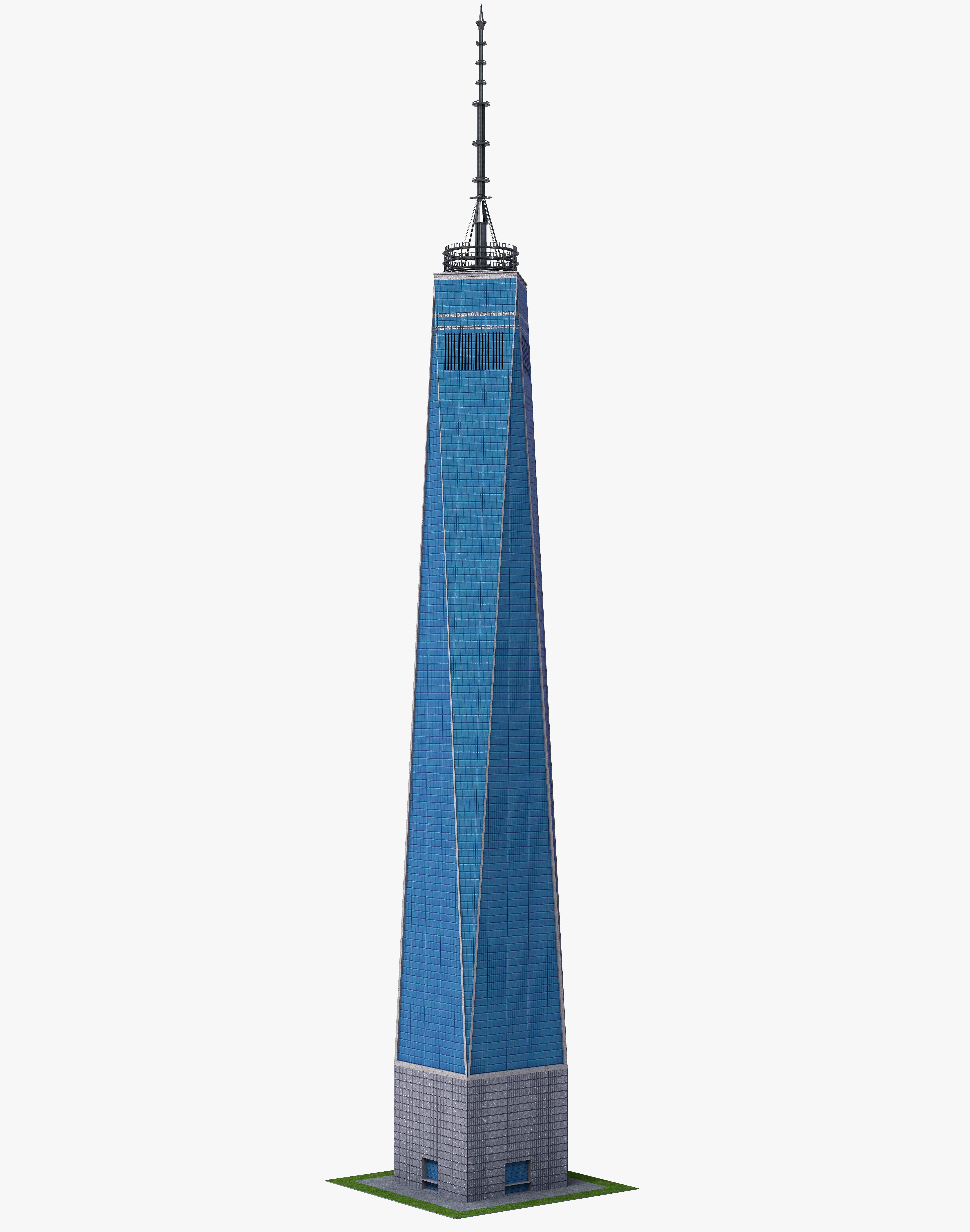 Freedom Tower 3D model_2