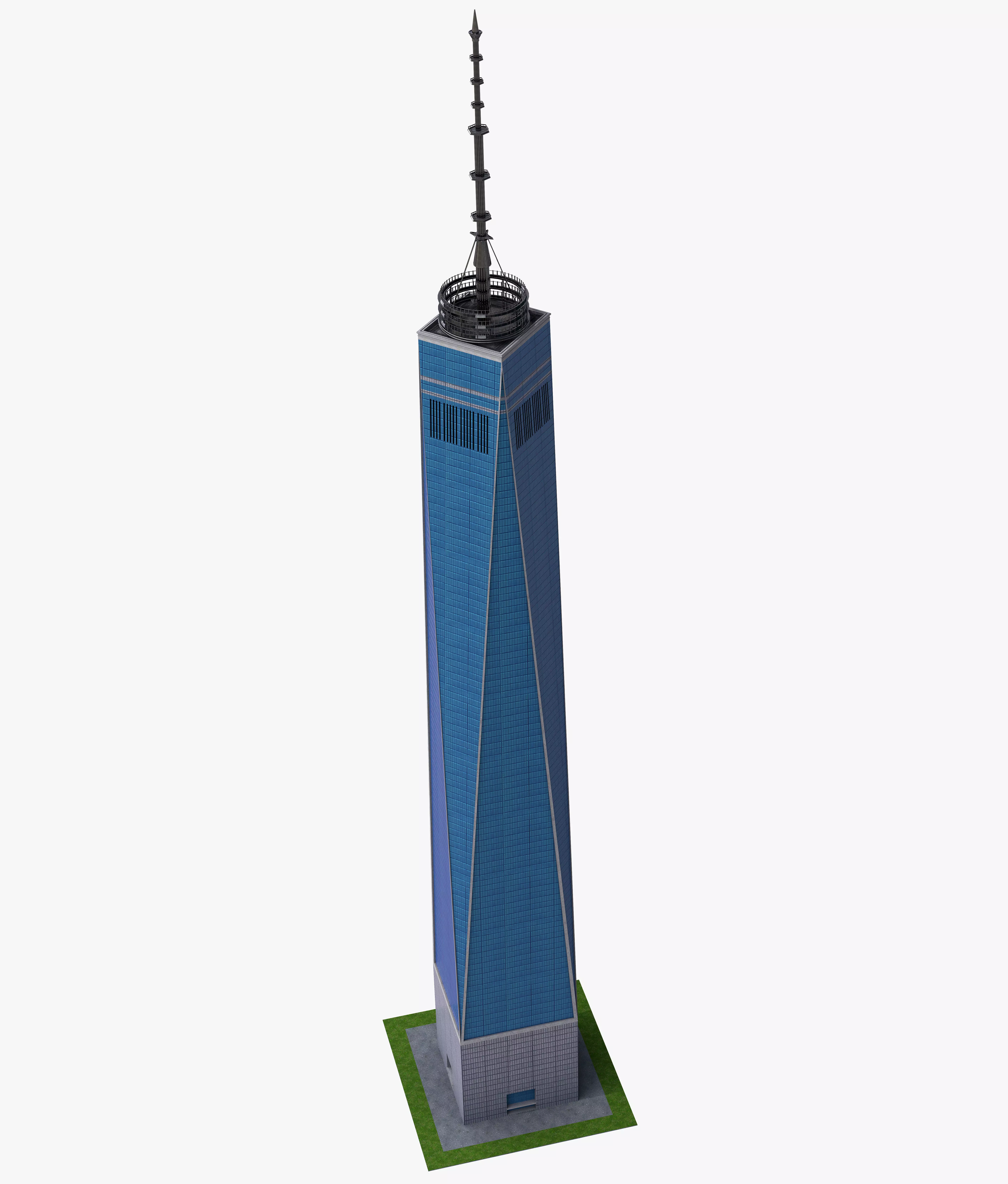 Freedom Tower 3D model_0