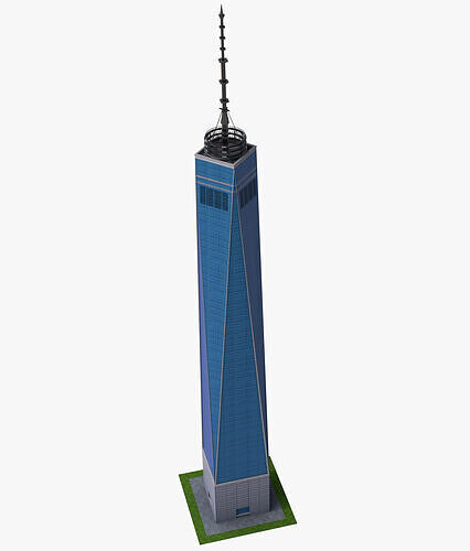 Freedom Tower 3D model