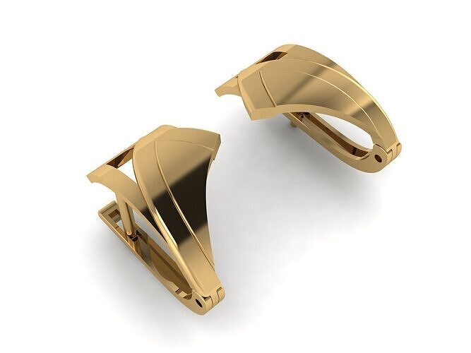 Simple earrings Free 3D print model