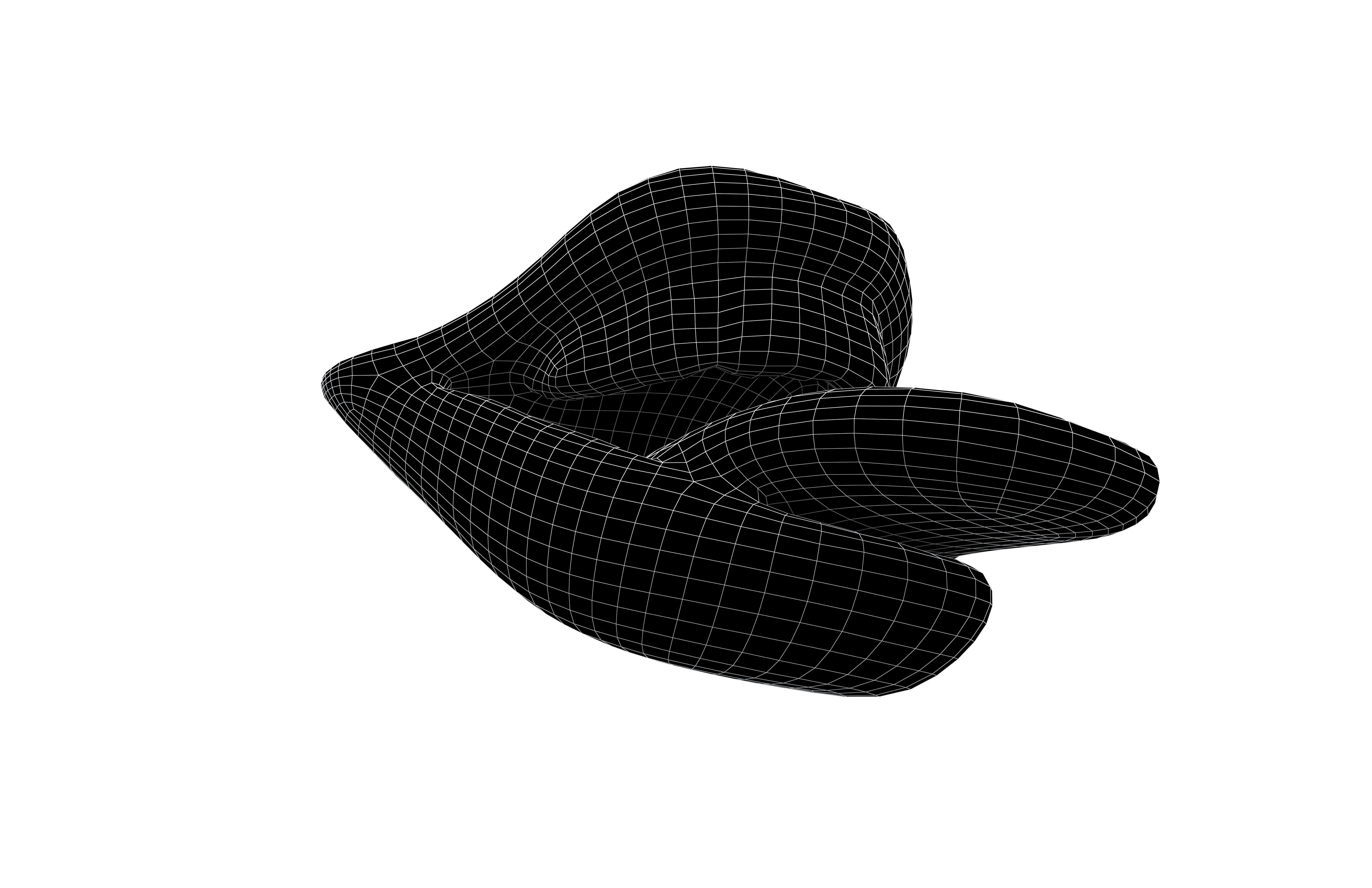 Cartoon Mouth v1 002 Low-poly 3D model_7