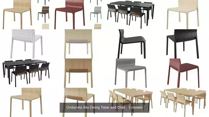 Ondarreta Silu Dining Table and Chair