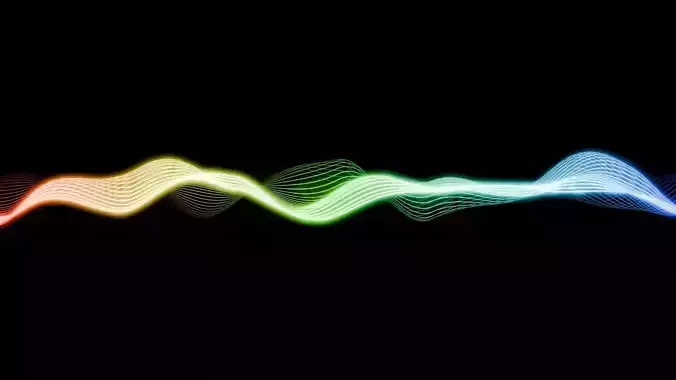 Audio Visualizer Animation 3D model