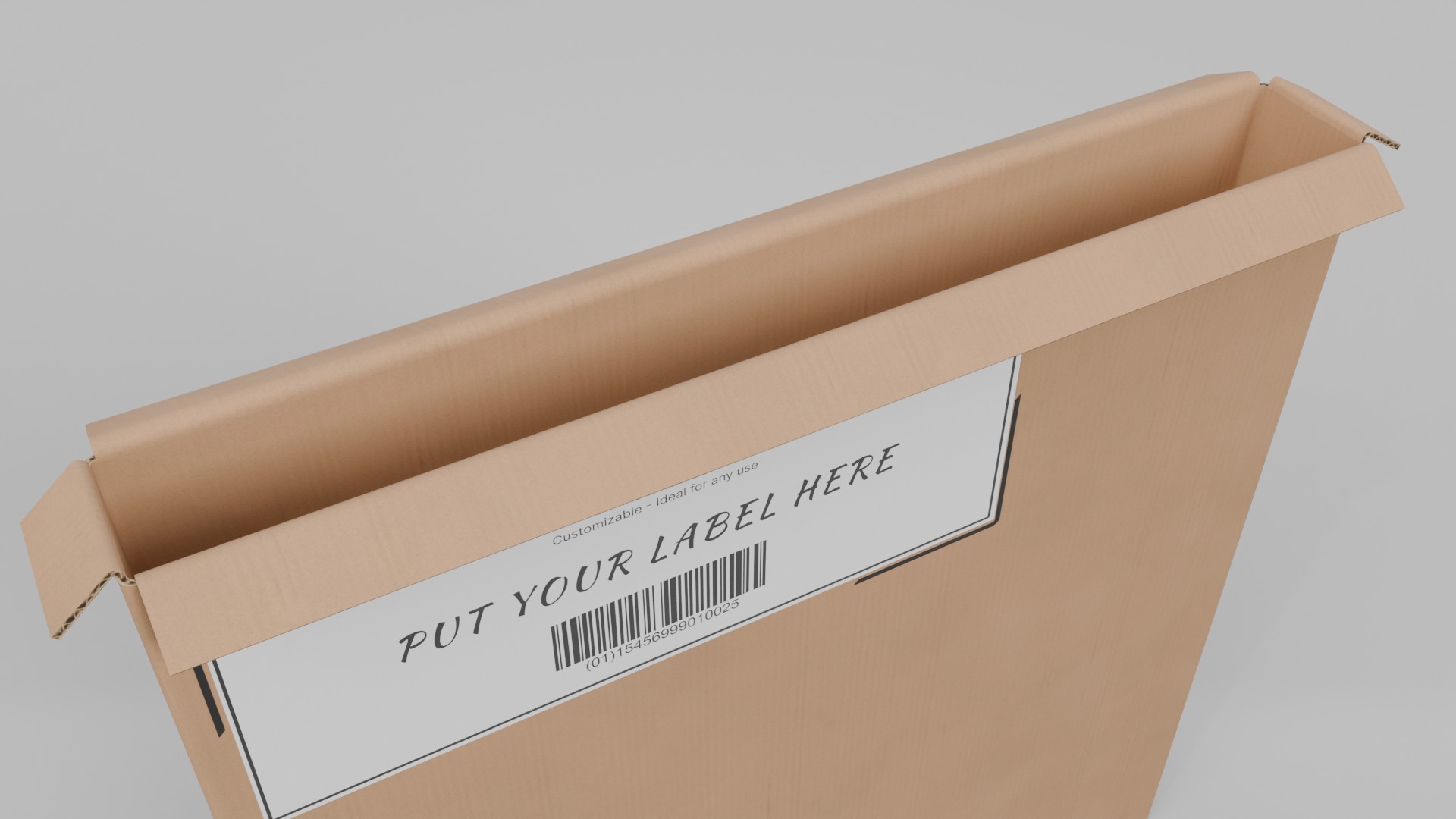 Compact Packaging Box Solutions - Rigged and Customizable 3D Model Collection_17