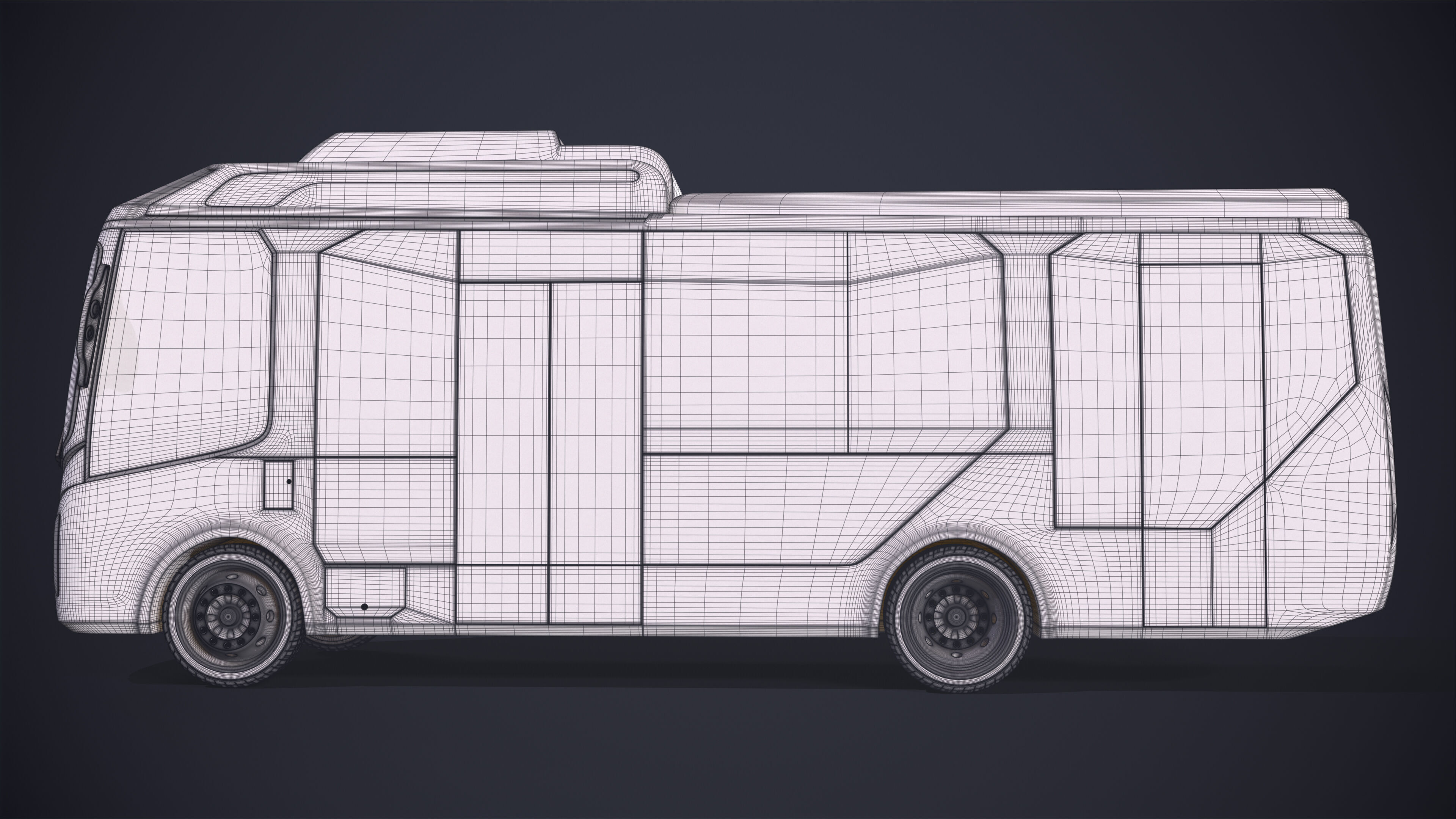 Bus Electric City 3D model_10
