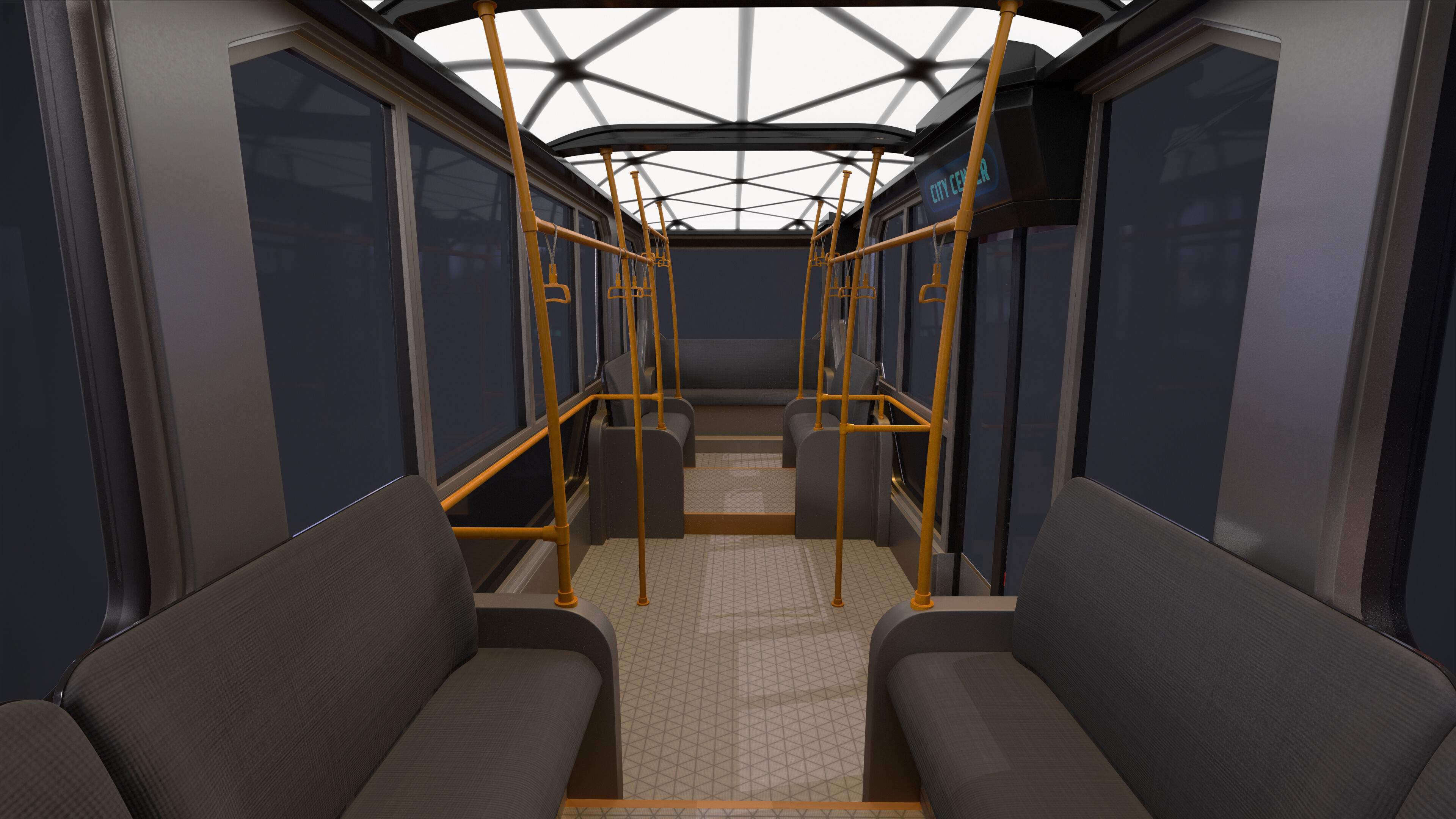 Bus Electric City 3D model_8