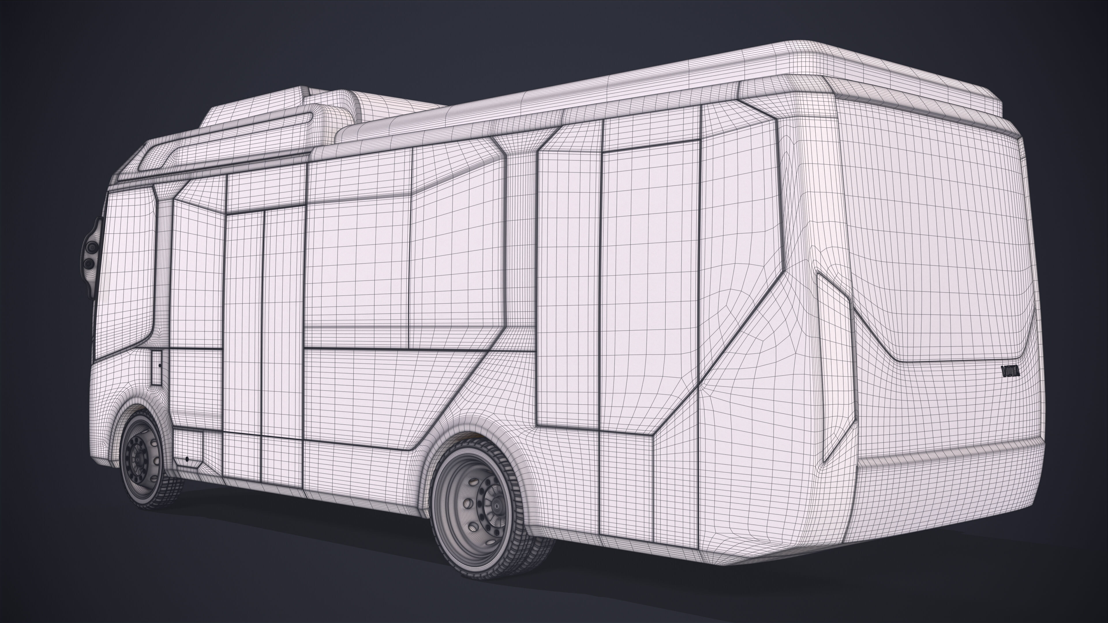 Bus Electric City 3D model_11