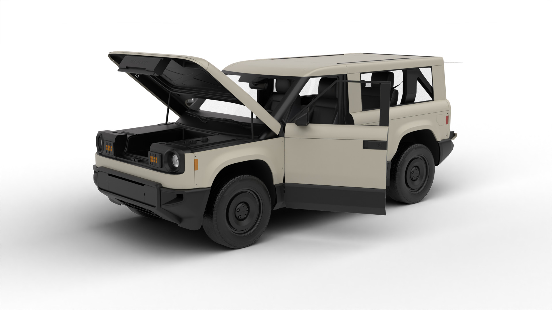 Slate Truck SUV 2027 HQ 3d model 3D model_1