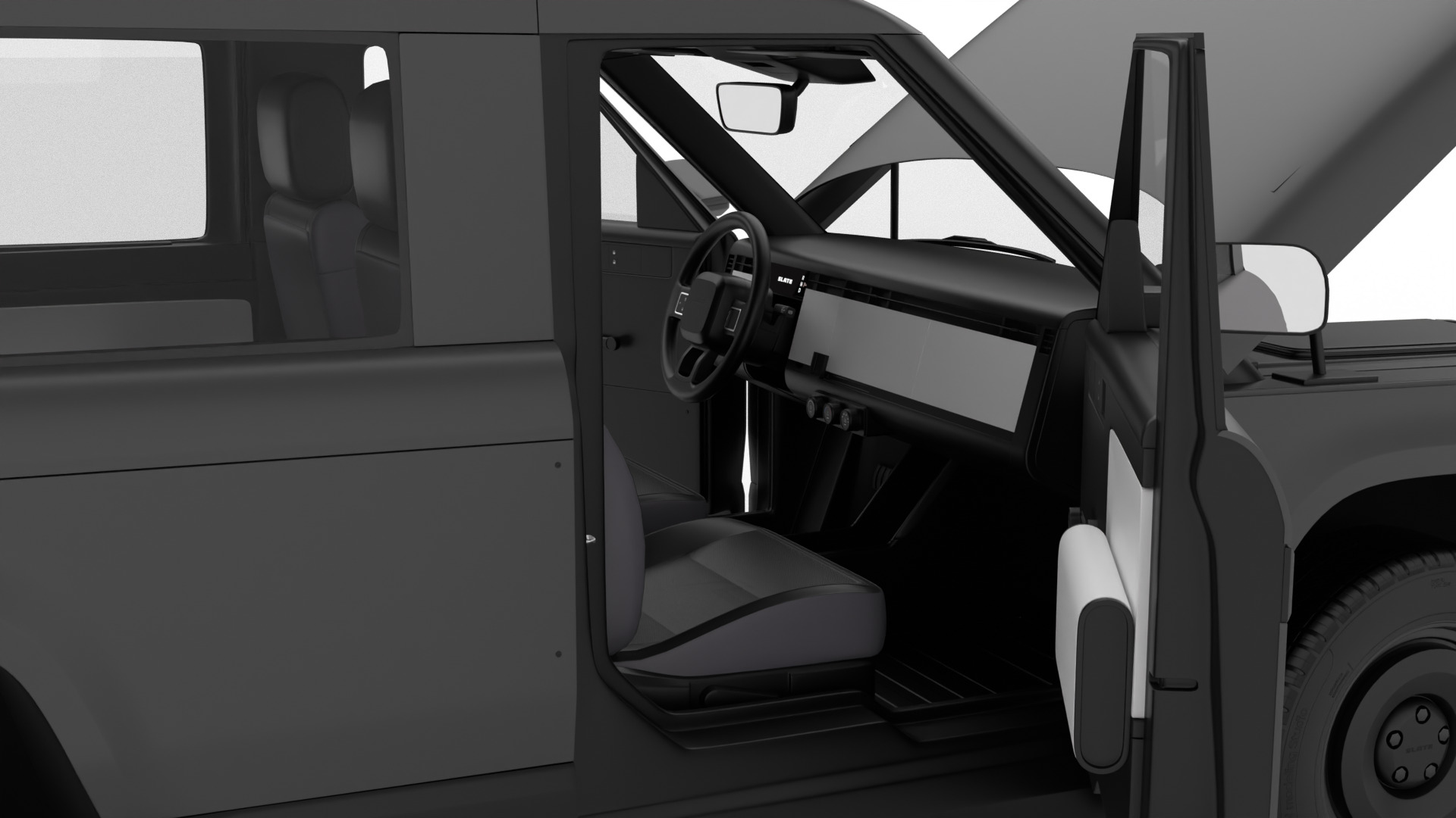 Slate Truck SUV 2027 HQ 3d model 3D model_13