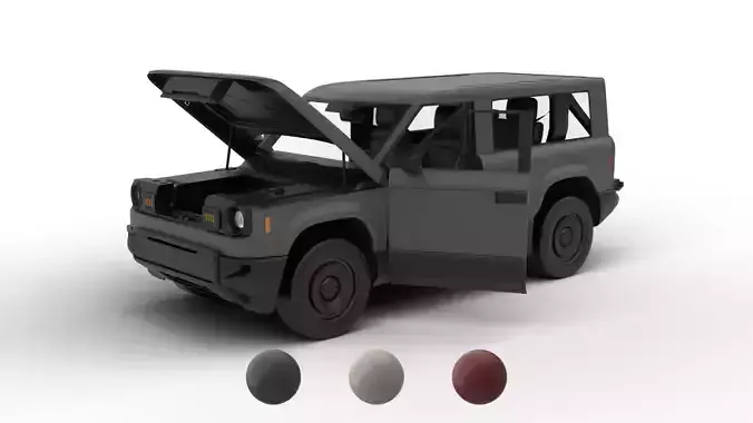 Slate Truck SUV 2027 HQ 3d model