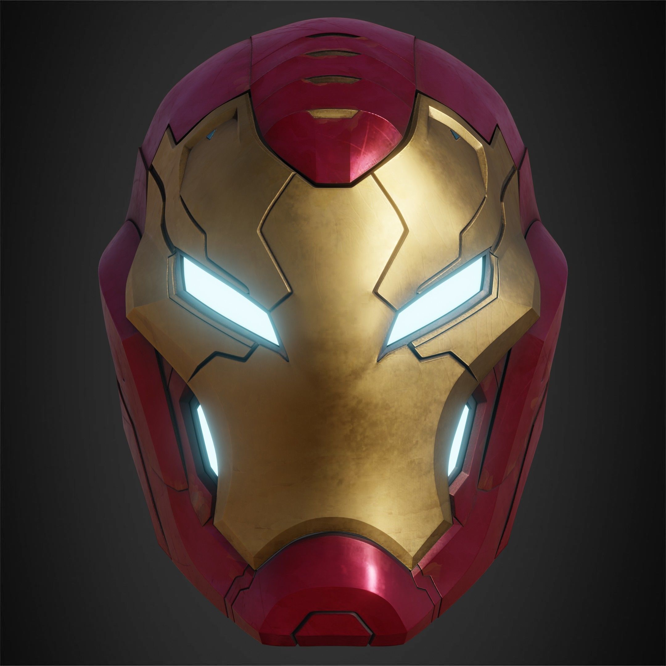 Marvel Rivals Iron Man Full Armor for Cosplay 3D Model Collection_25