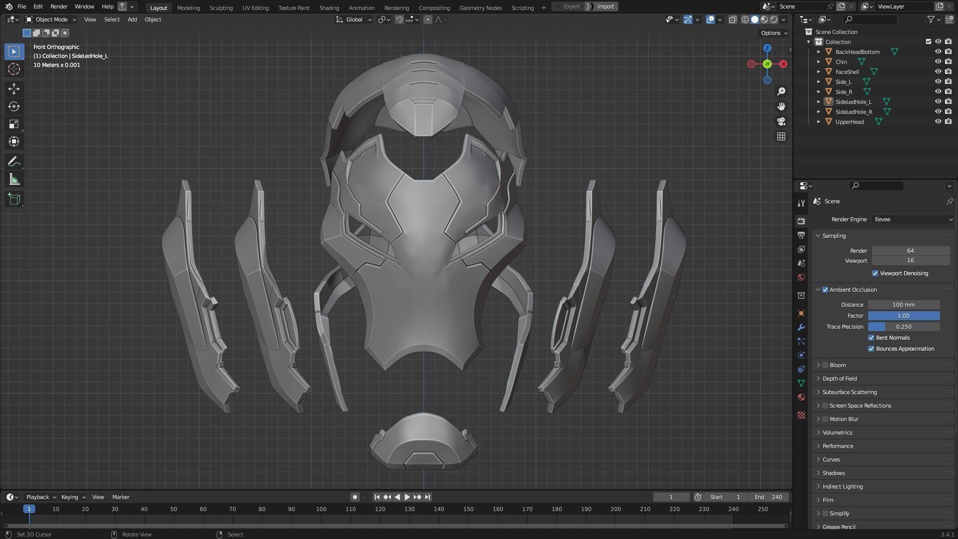 Marvel Rivals Iron Man Full Armor for Cosplay 3D Model Collection_28