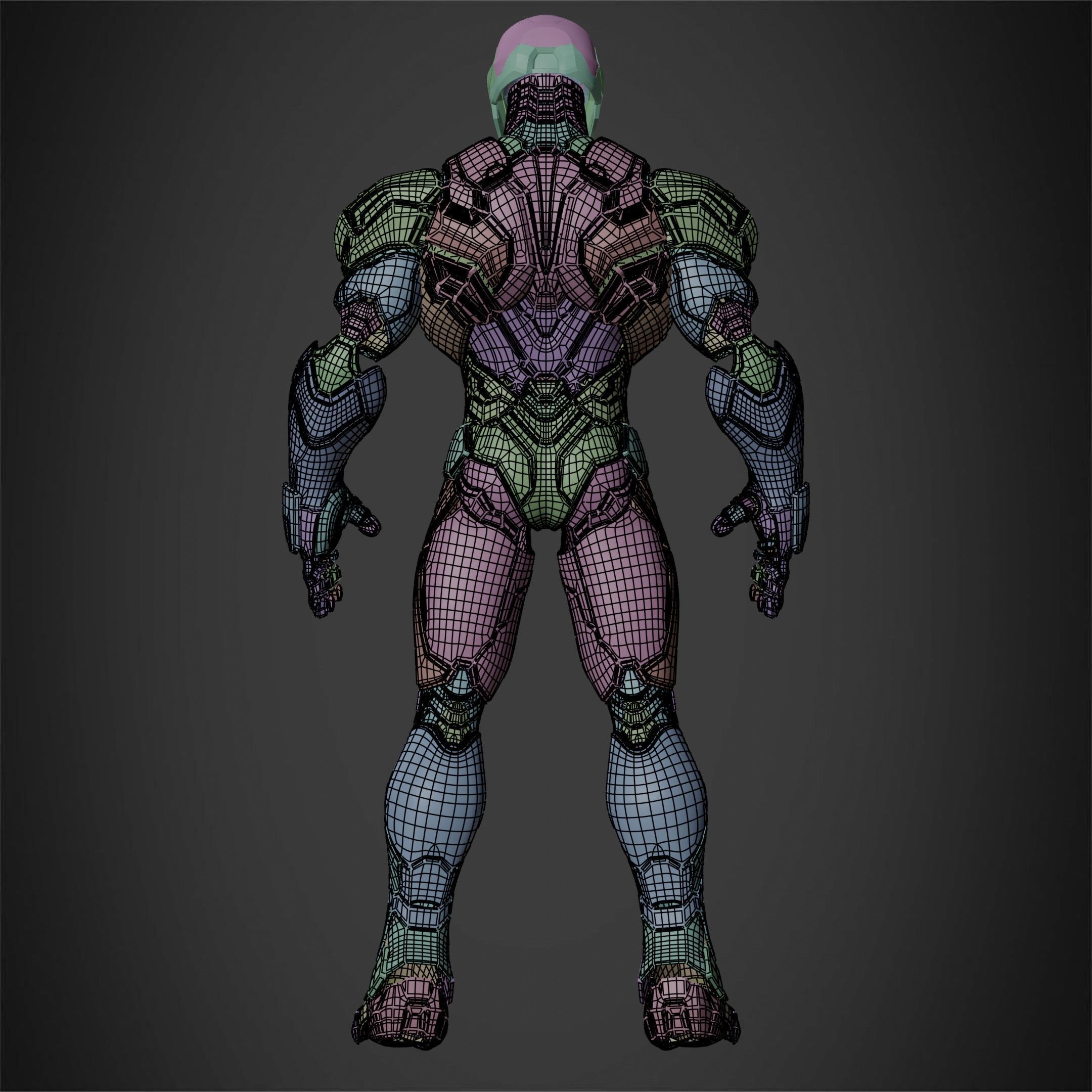 Marvel Rivals Iron Man Full Armor for Cosplay 3D Model Collection_24
