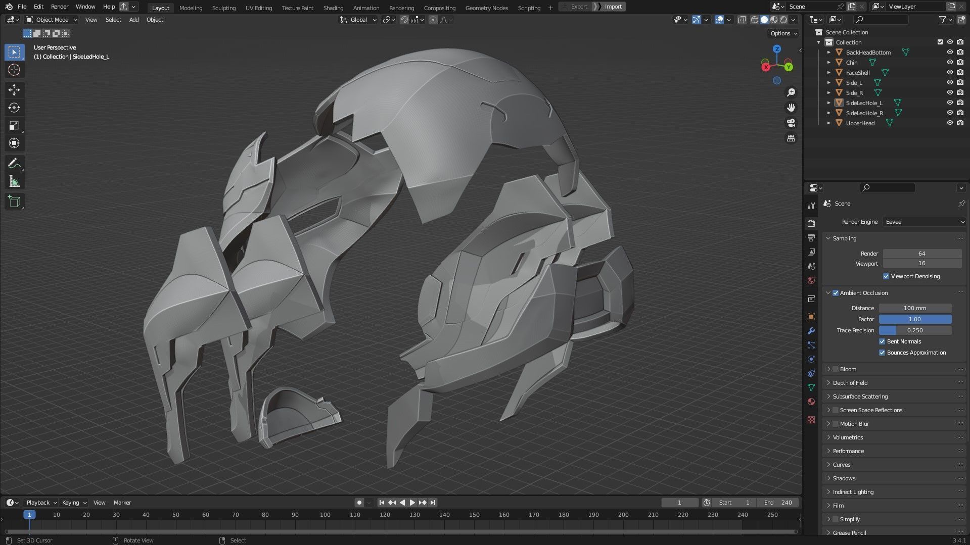 Marvel Rivals Iron Man Full Armor for Cosplay 3D Model Collection_30