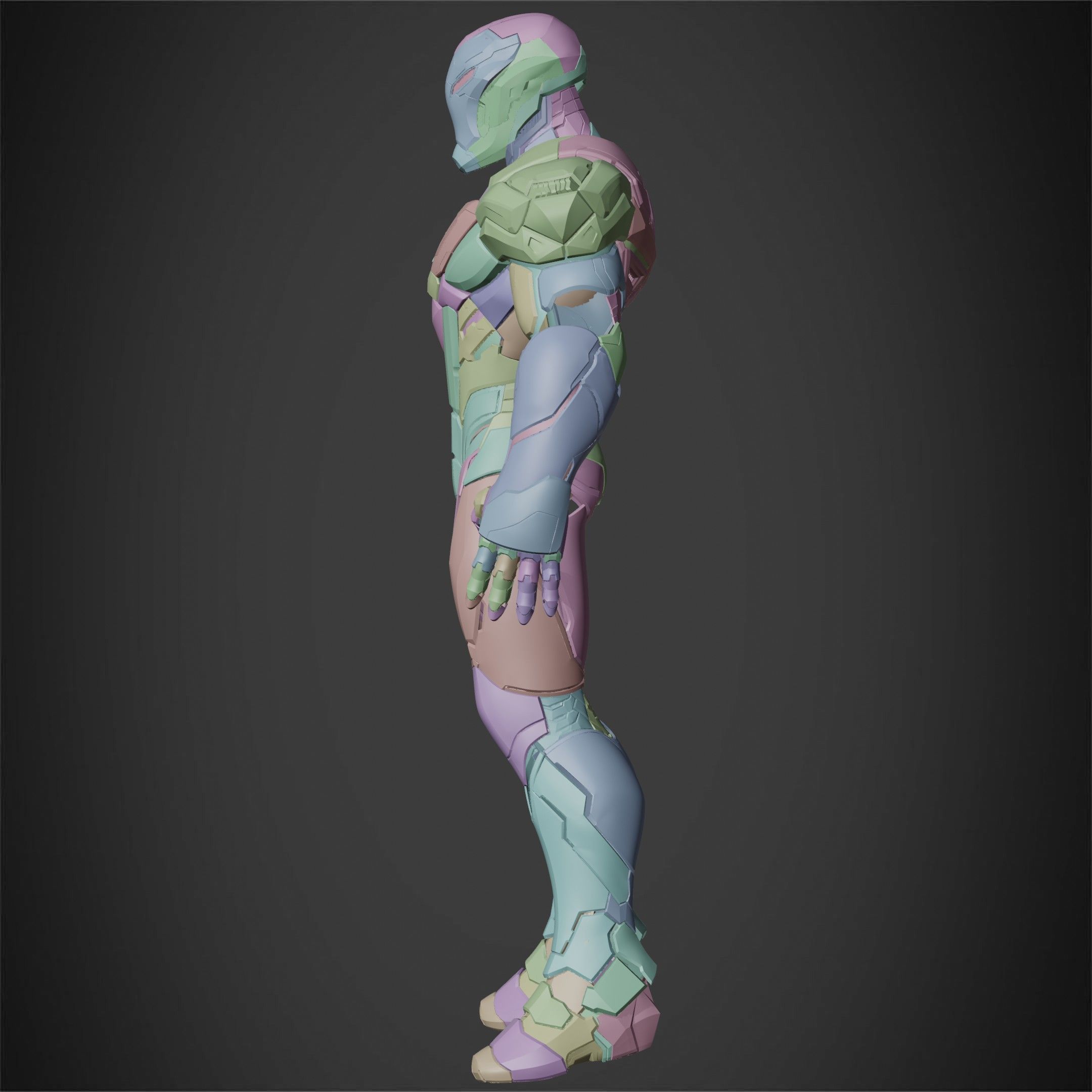 Marvel Rivals Iron Man Full Armor for Cosplay 3D Model Collection_19