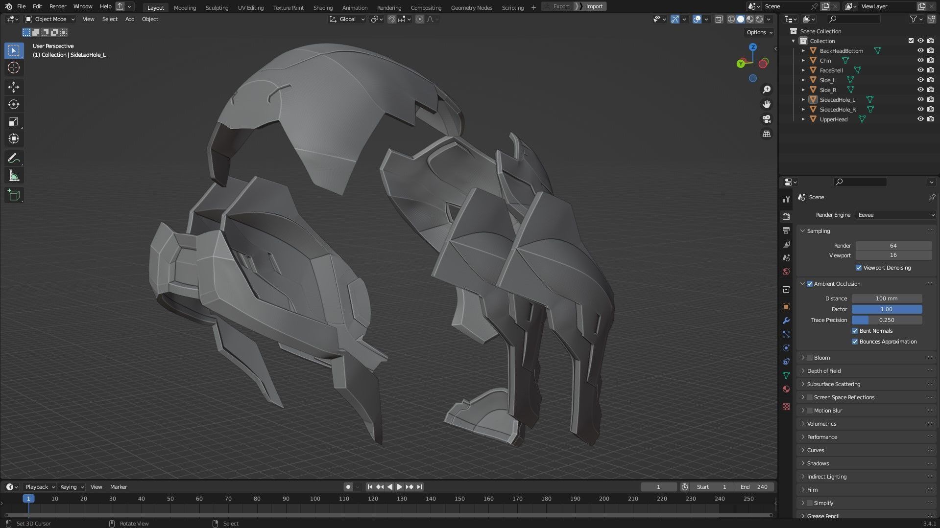 Marvel Rivals Iron Man Full Armor for Cosplay 3D Model Collection_31