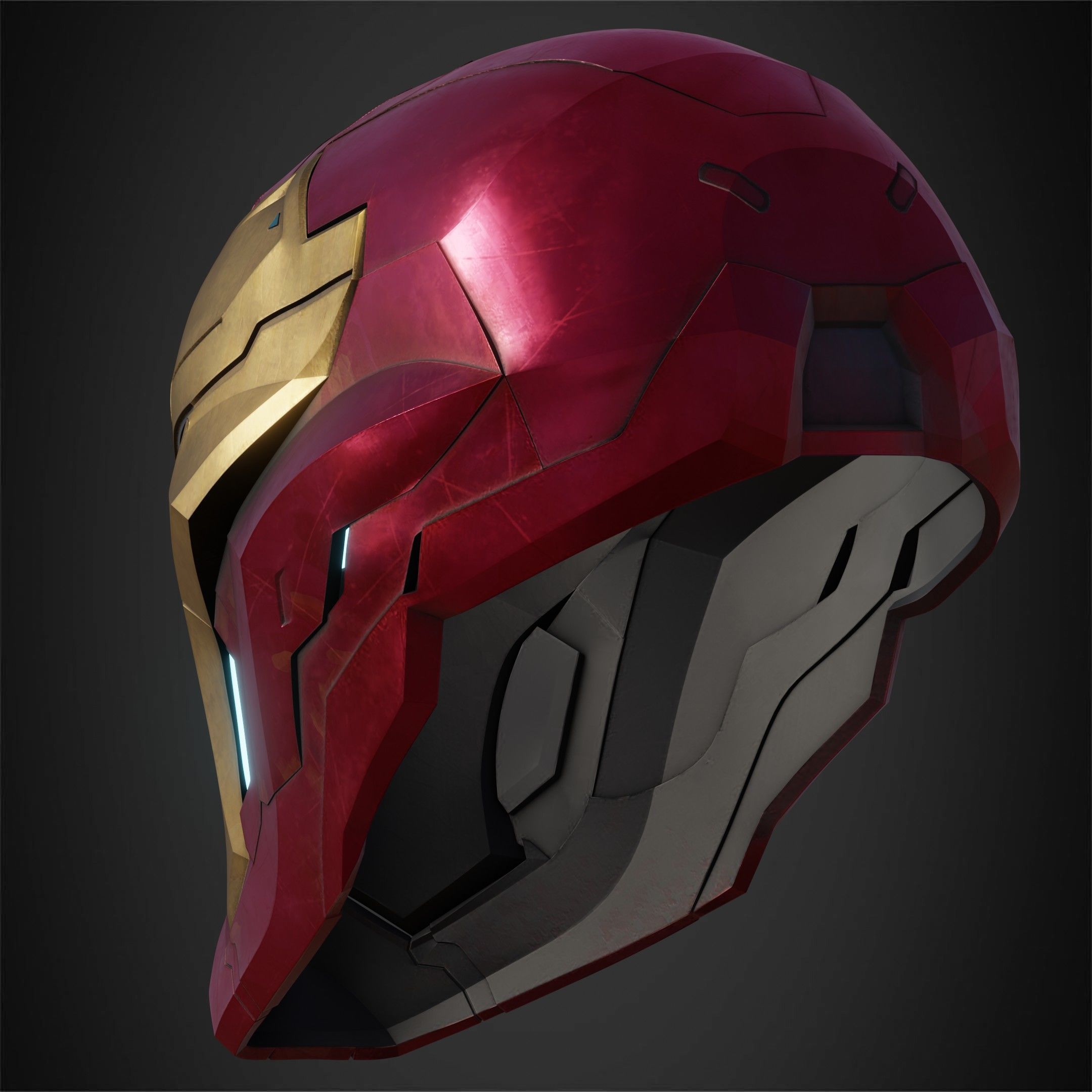 Marvel Rivals Iron Man Full Armor for Cosplay 3D Model Collection_26