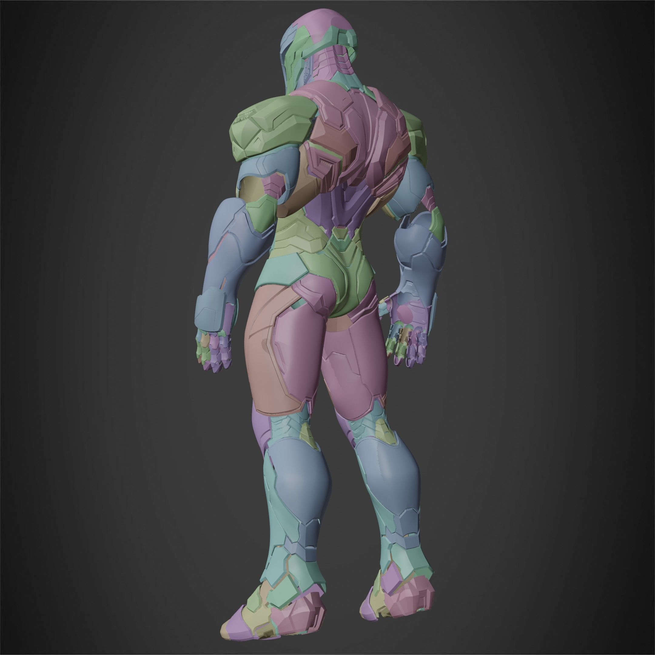 Marvel Rivals Iron Man Full Armor for Cosplay 3D Model Collection_21