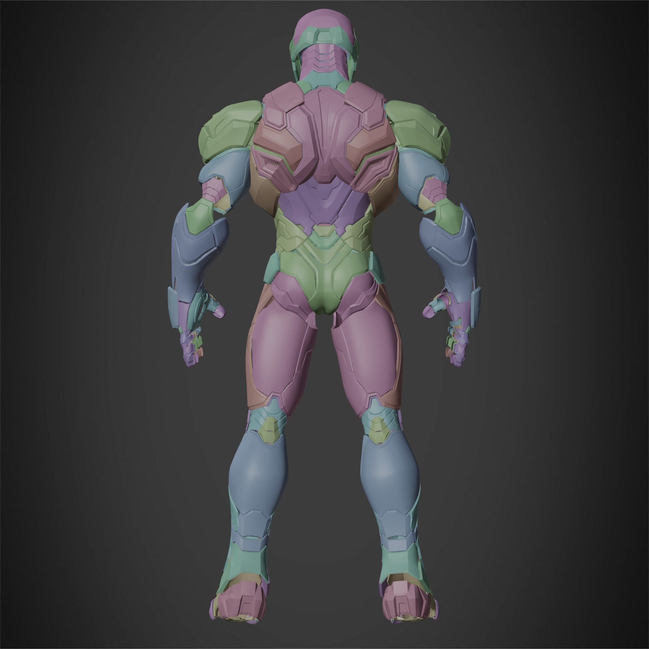 Marvel Rivals Iron Man Full Armor for Cosplay 3D Model Collection_23