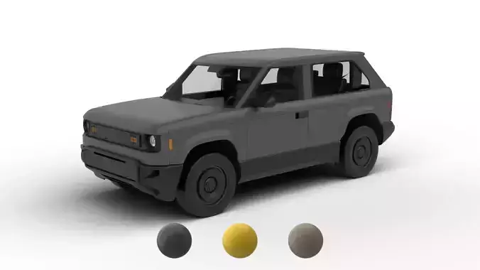 Slate Truck Fastback SUV 2027 3d model