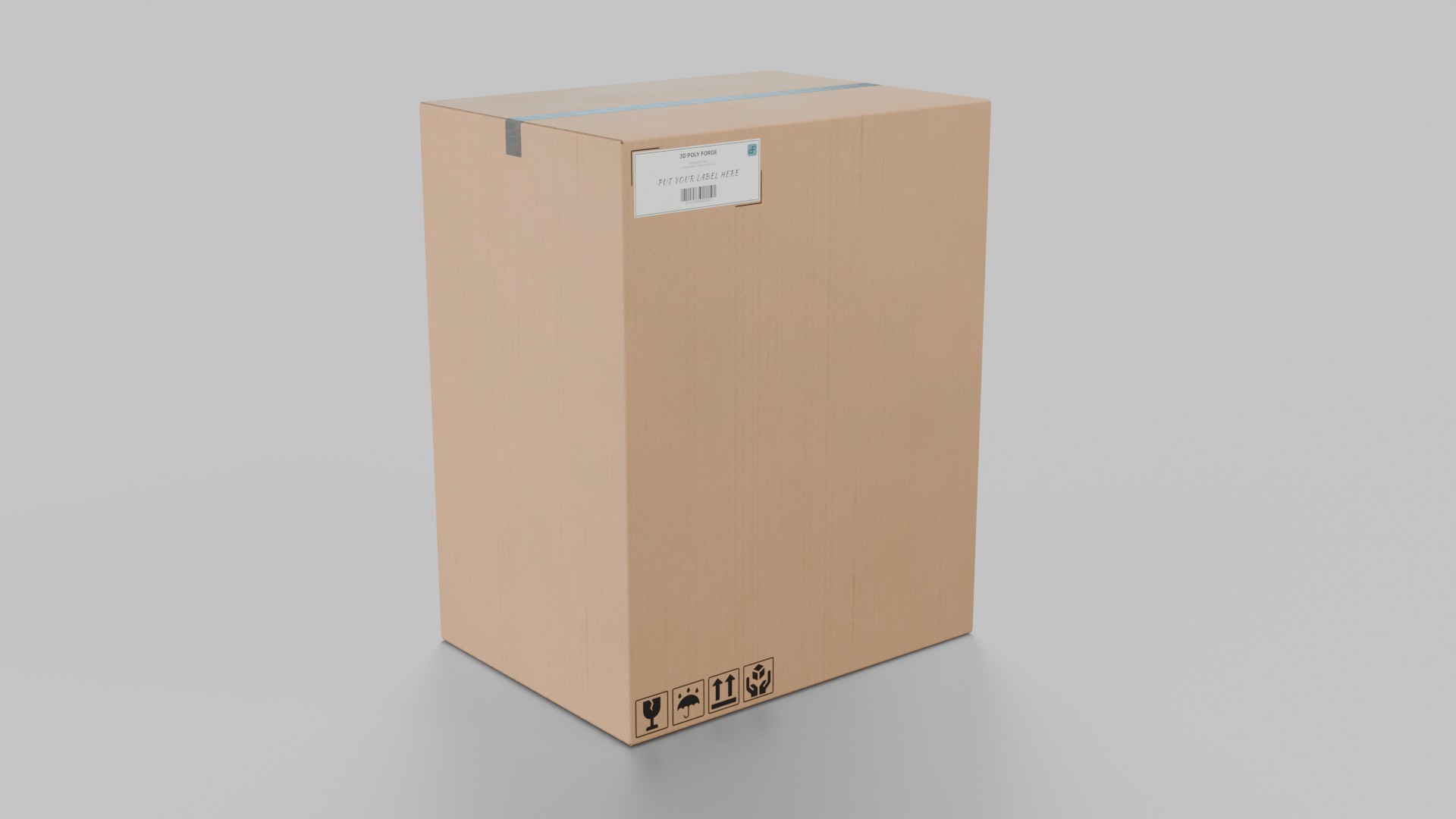 Vertical Storage Box Specialists - Rigged and Customizable Set 3D Model Collection_25