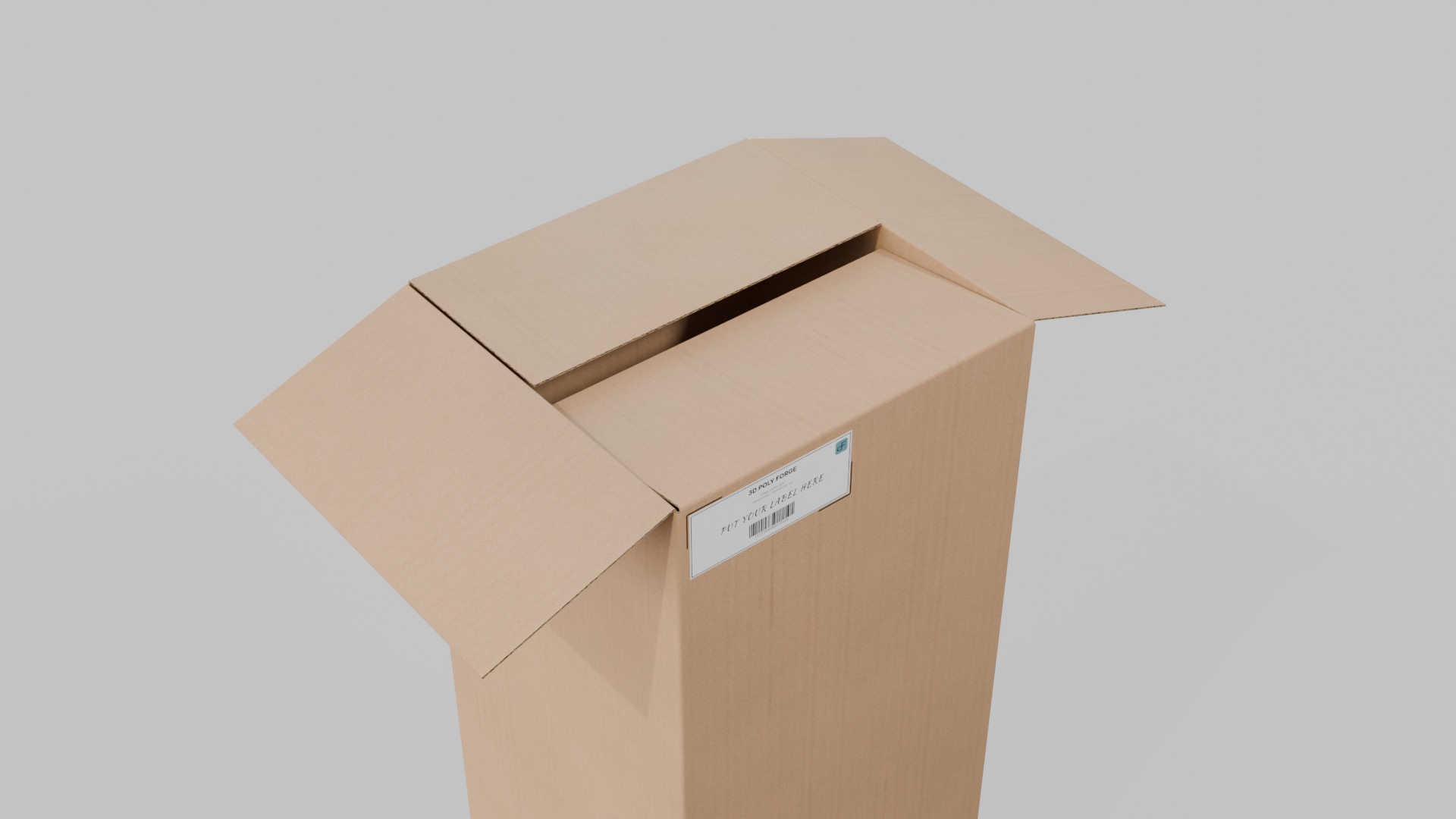 Vertical Storage Box Specialists - Rigged and Customizable Set 3D Model Collection_10