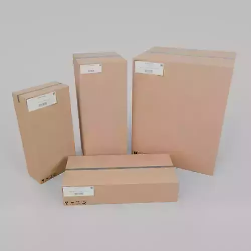 Vertical Storage Box Specialists - Rigged and Customizable Set 3D Model Collection