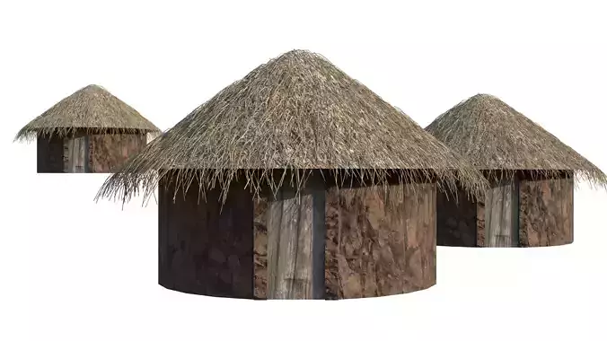 Thatch Hut 3D model