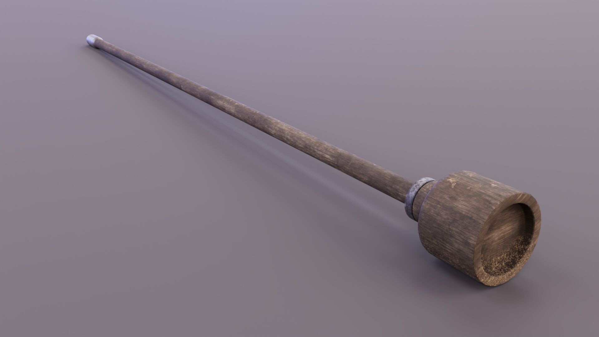 Ramrod Low-poly 3D model_4