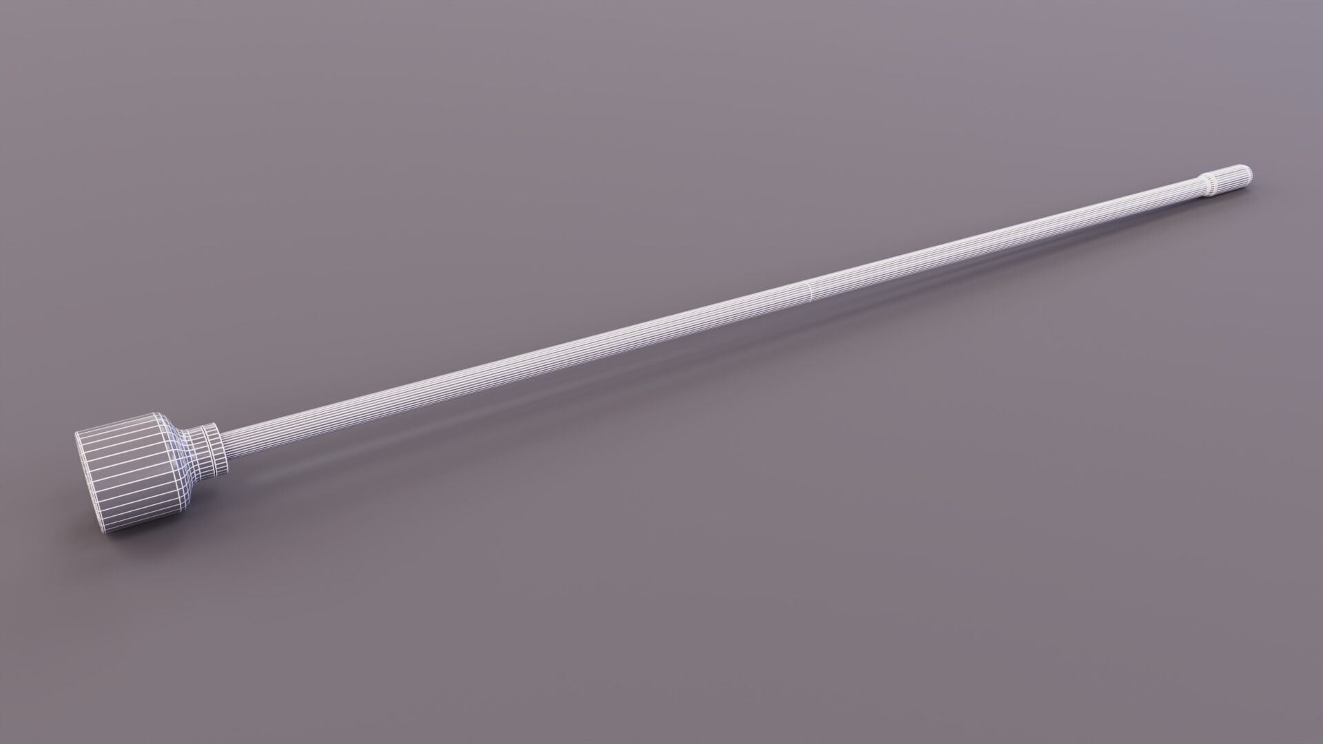 Ramrod Low-poly 3D model_5