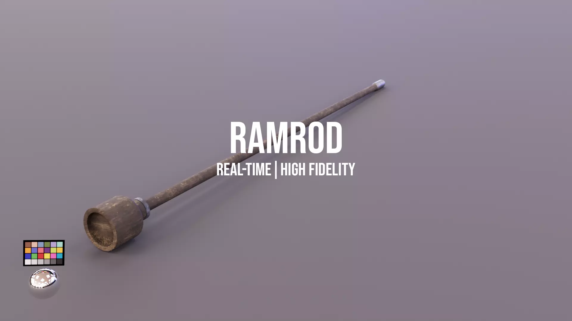 Ramrod Low-poly 3D model_0