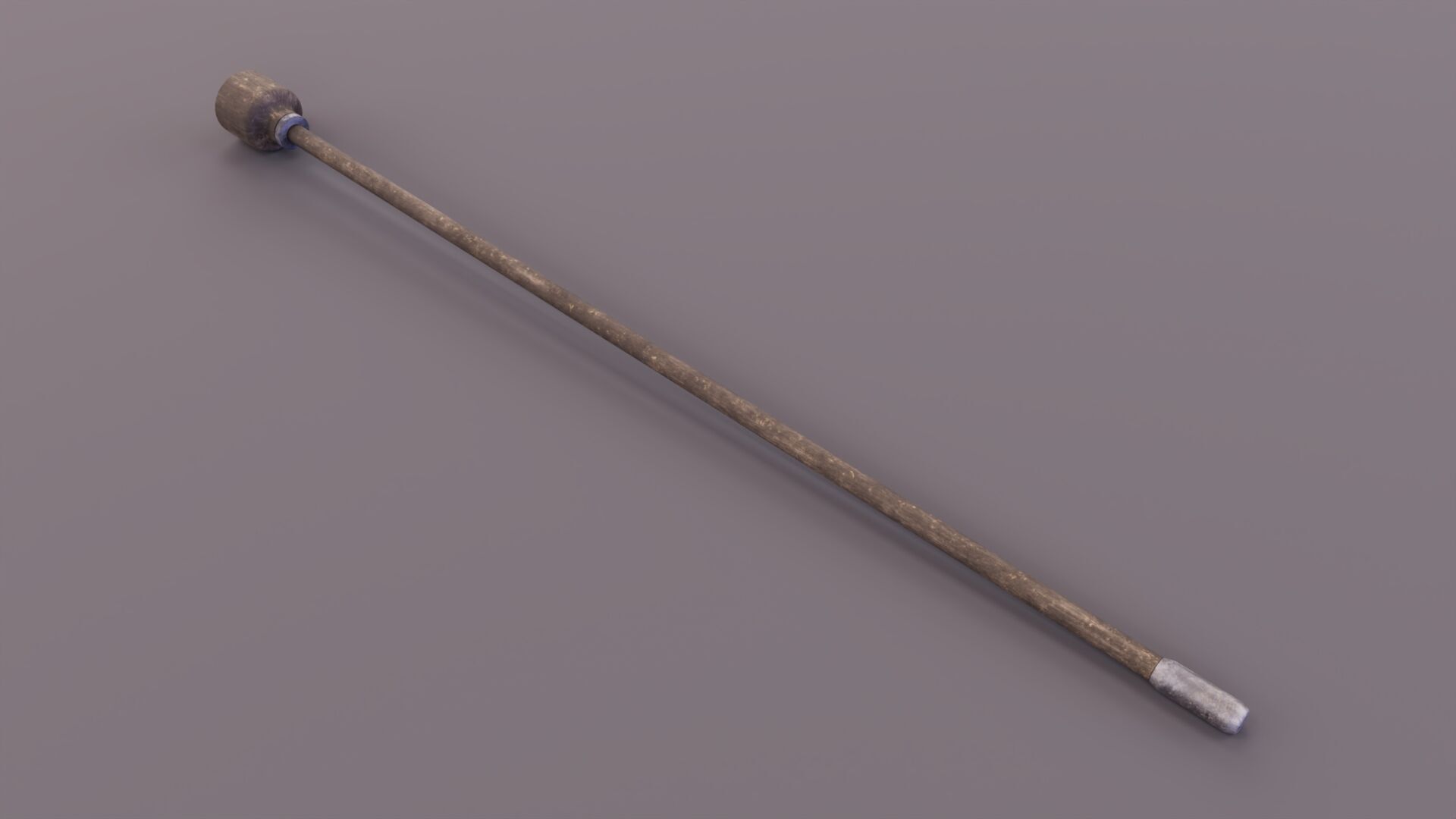 Ramrod Low-poly 3D model_3